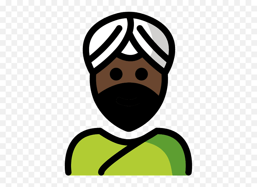 Man Wearing Turban Emoji Clipart Free Download Transparent - Emoji,Beard Emoji