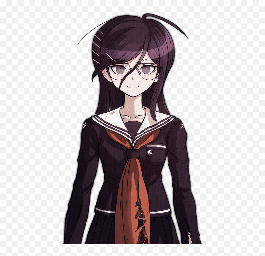 View 9 Sprite Toko Fukawa Transparent - Toko Fukawa Udg Sprites Emoji,Lektor Emoticon