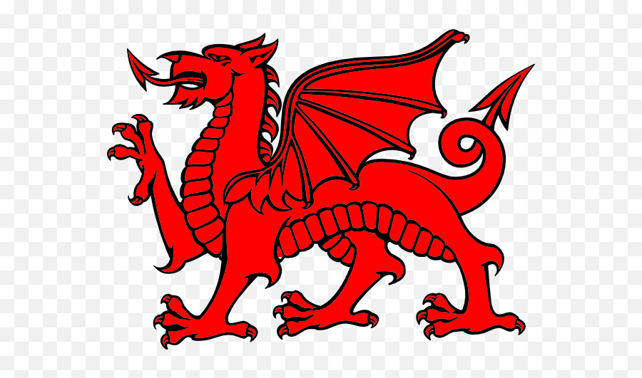 Little Red Dragon Free Clip Art - Dragon Welsh Flag Emoji,Red Dragon Emoji