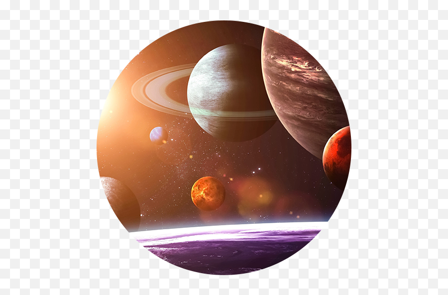 11 - Earth From Space With Other Planets Emoji,Emotion Planet