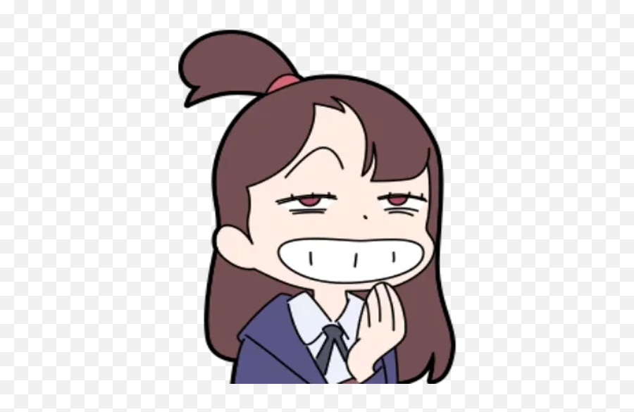 Little Witch Telegram Stickers - Little Witch Academia Emotes Emoji,Little Witch Academia Lotte Emojis