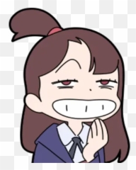 Little Witch Telegram Stickers - Little Witch Academia Emotes Emoji,Little Witch Academia Lotte Emojis
