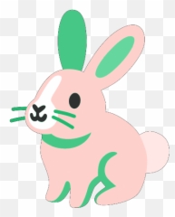 Colorful Bunnies - Android Bunny Emoji,Anime Rabbit Emojis