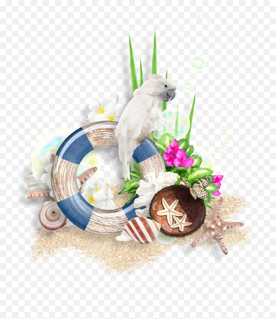 Photoshop Scrapbooking Ornament Sea - Event Emoji,Cockatoo Facebook Emoji