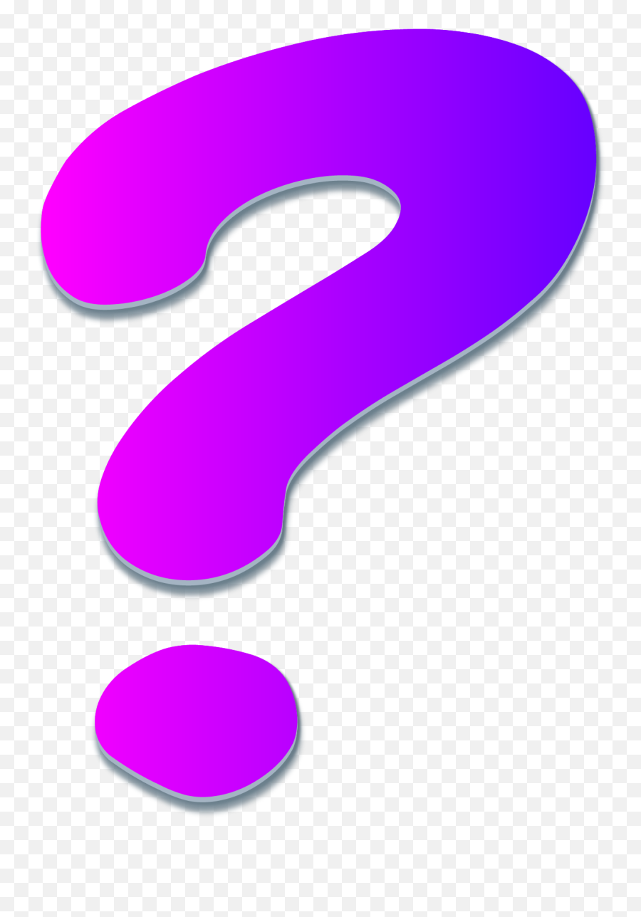 Question Mark Text Violet Magenta Clipart - Question Mark Emoji,What Do Question Mark Emojis Look Like