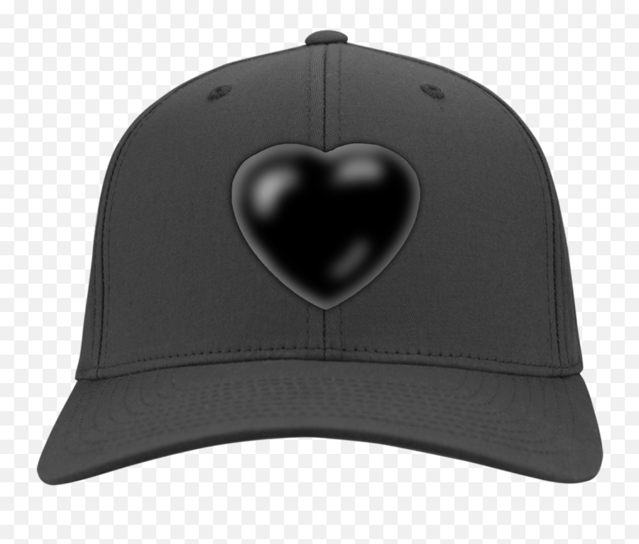 Black Heart Adjustable Twill Hat - Solid Emoji,Maroon Heart Emoji