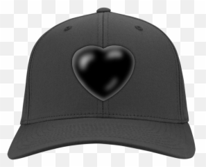 Black Heart Adjustable Twill Hat - Solid Emoji,Maroon Heart Emoji