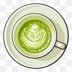 Matcha Sticker Greentea Coffee Sticker - Decorative Emoji,Matcha Emoji