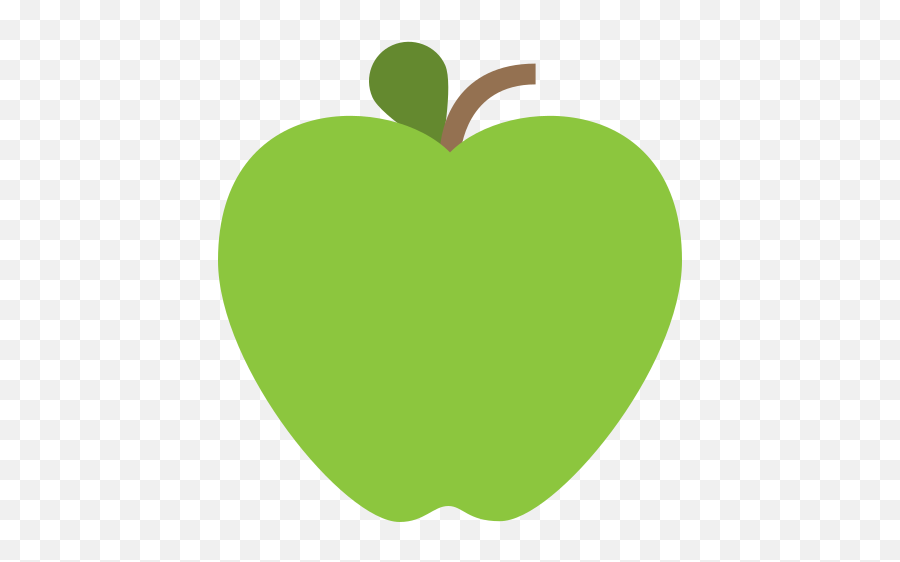 Maçã Verde Grande Imagem De Alta Definição E Emoji,Preocupado Face Emoticon Iphone