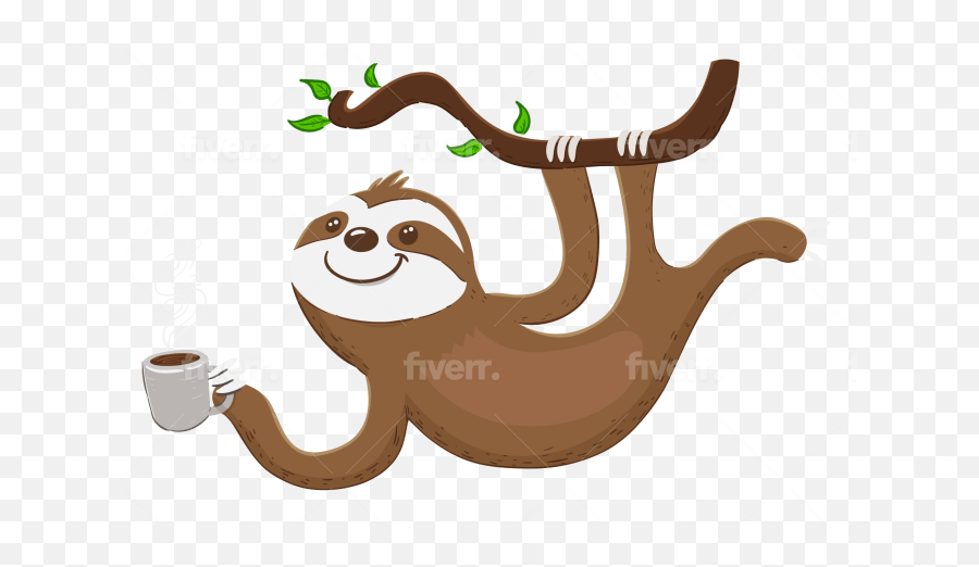 Create Cute Animal Vectors Illustrations - Telegram Emoji,Sloth Emoji Android