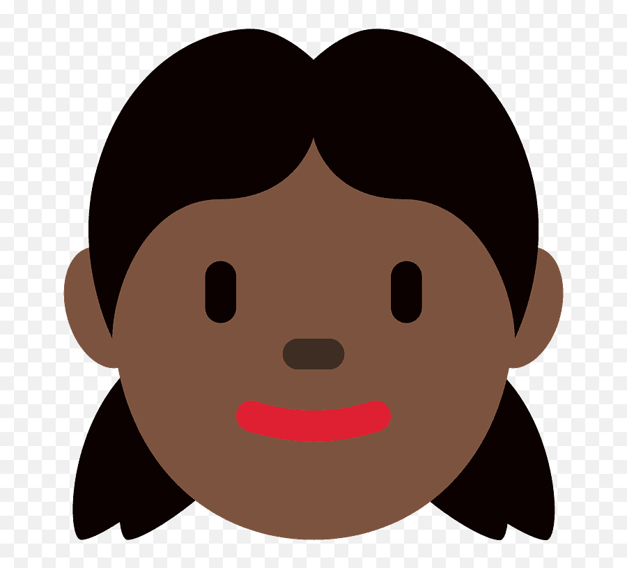 Girl Emoji With Dark Skin Tone Meaning With Pictures - Emoji,Dark Skin Emoji