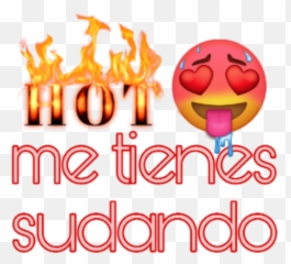 Hot Sticker - Twitter Fire Emoji,Emoji Sudando