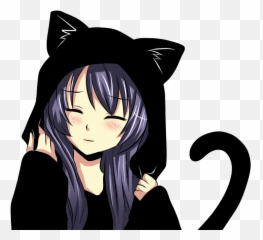 Top On My Way Stickers For Android Ios - Transparent Cute Neko Gif Emoji,Bleach Anime Emoji