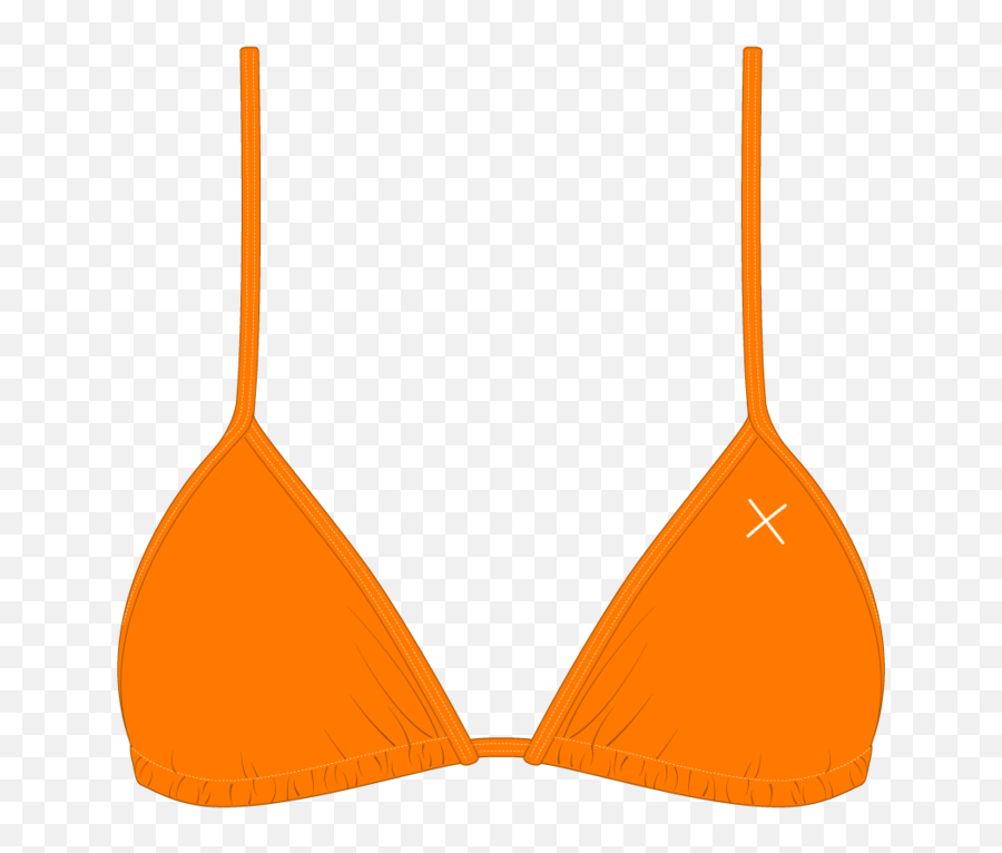 1 - Boutinela Orange Bikini Top Emoji,Emoji Bikini Top