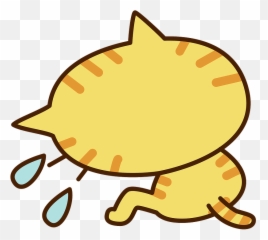 Yellow Cat Is Depressed Clipart Emoji,Lady Cat Emoji