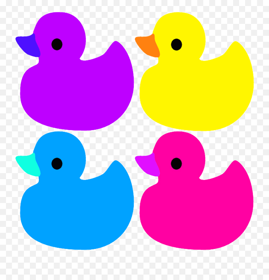 Rubber Ducks With Different Hues - Duck Transparent Restaurante Flor Do Arneiro Emoji,Rubber Duck Emoji