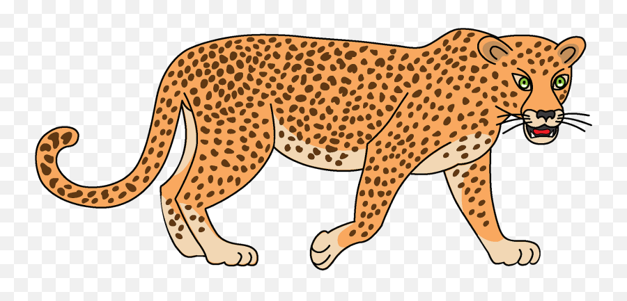 Leopard Clipart Free Download Transparent Png Creazilla - Confetti Rose Gold Png Emoji,Cheetah Emoji