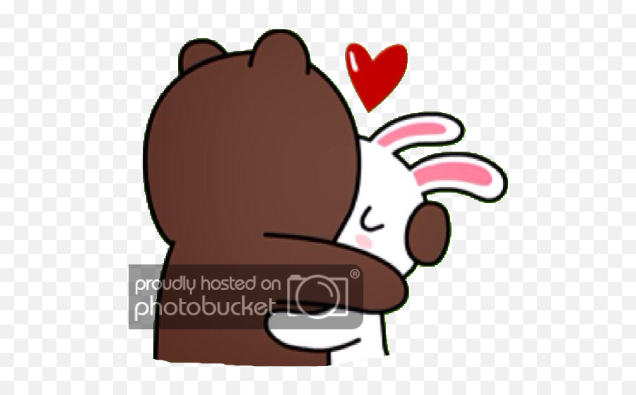 Brown Kiss Cony Line Sticker Stickers Brown Line - Cony And Brown Sticker Kiss Emoji,Tommy Chong Emoji App