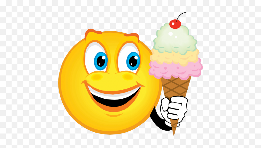 Emoticonos Divertidos Emojis De - Emoji Smiley Ice Cream,Emoticon Comiendo