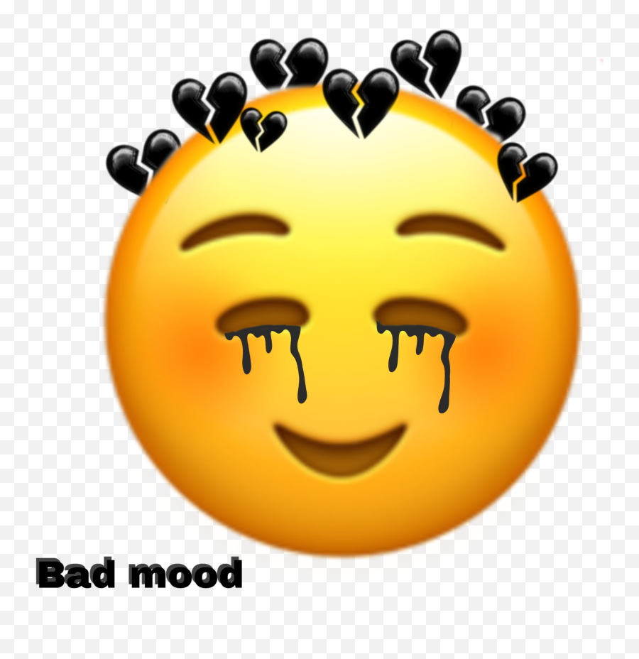 Bad Mood Sticker By Zizoupark - Happy Emoji,Bad Emoticon