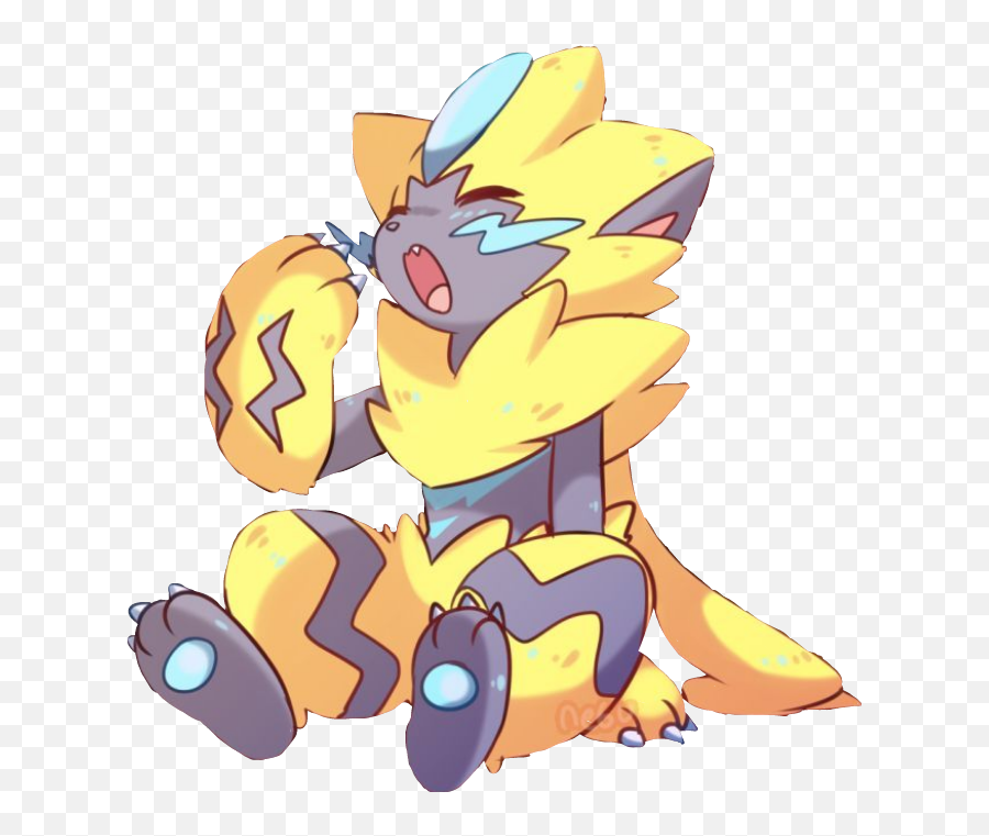 Zeraorapokemonkawaii Sticker - Cute Zeraora Emoji,Desi Emoji