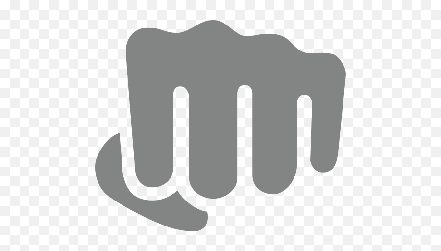 Fisted Hand Sign Id 9973 Emojicouk - Horizontal,Black Fist Emoji