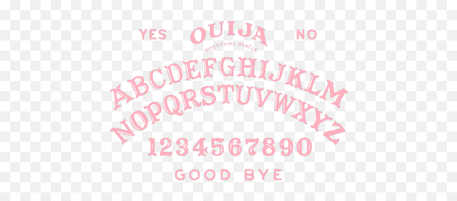 Pink Ouija Ouijaboard Sticker - Pink Ouji Board Emoji,Ouija Board Emoji