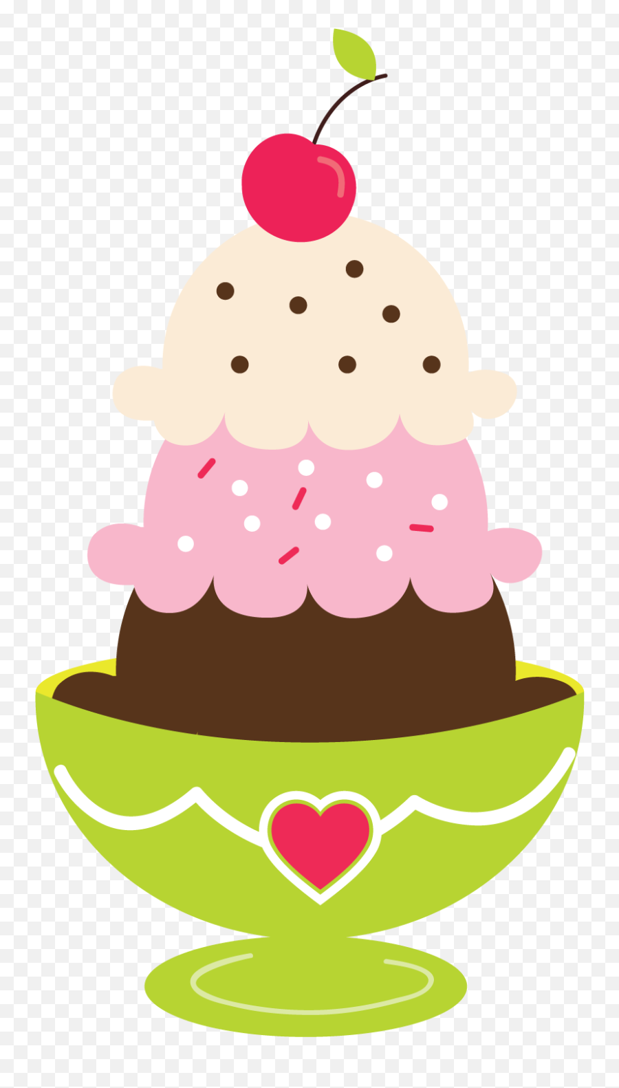 Ice Cream Sundae Clipart Kid - Clip Art Ice Cream Sundae Emoji,Emoji Ice Cream Sundae