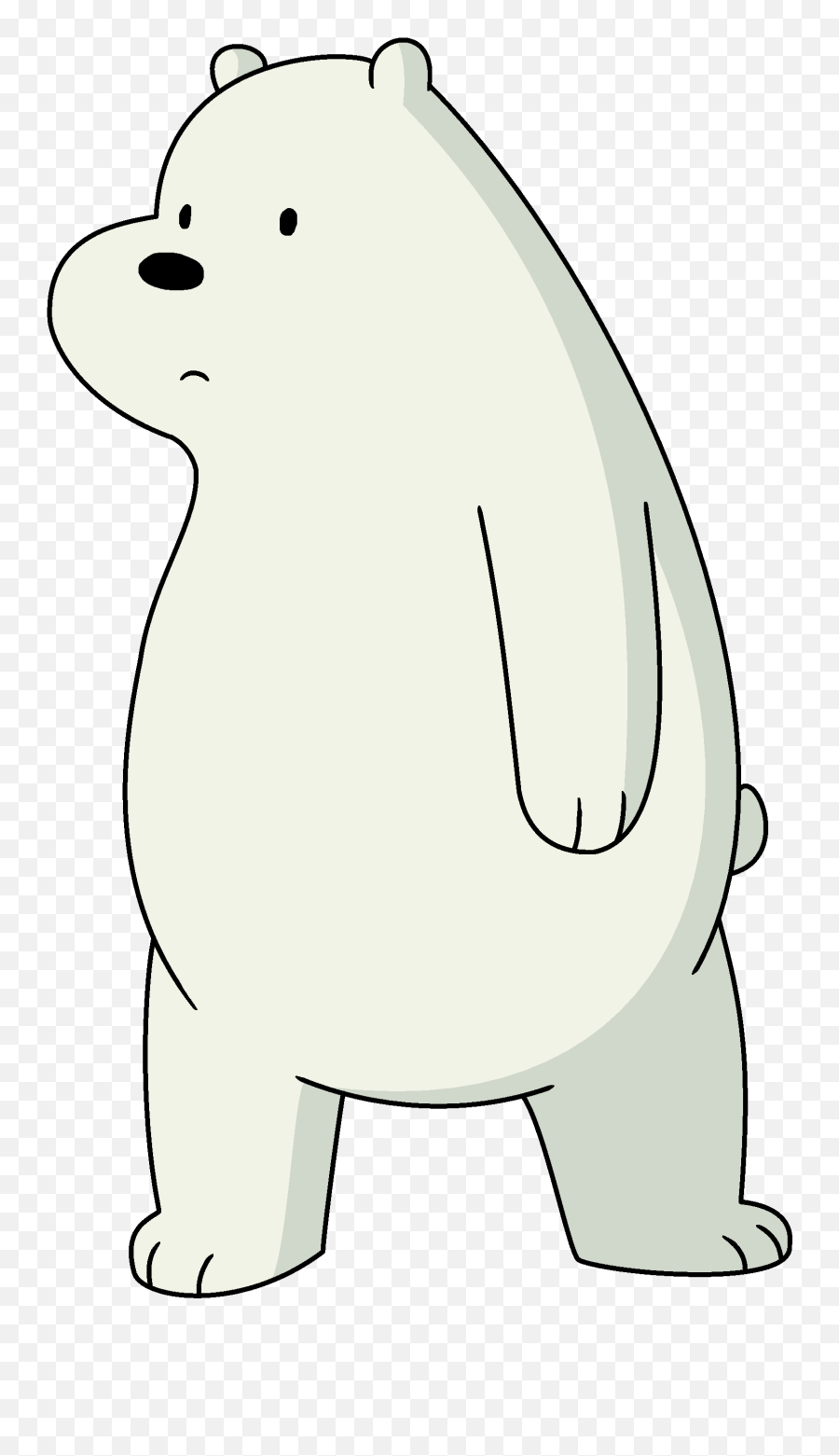 Ice Bear Self Demonstrating - Ice Bear Wallpaper Hd Emoji,Ice Bear Showing Emotion