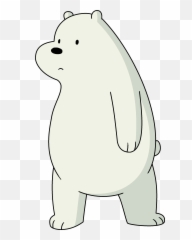 Ice Bear Self Demonstrating - Ice Bear Wallpaper Hd Emoji,Ice Bear Showing Emotion