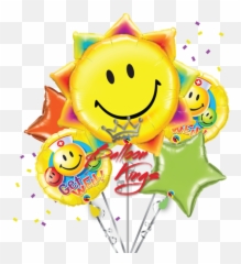 Sunshine Smile Face Bouquet - Sunshine Smile Emoji,Day Sun Emoticon