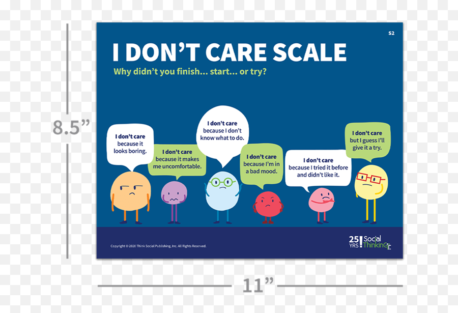Social Thinking Frameworks Collection - Don T Care Scale Social Thinking Emoji,Levels Of Emotions Michelle Garcia Winner