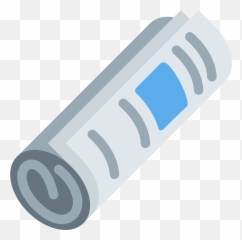 Rolled - News Paper Emoji,Twitter Emoji