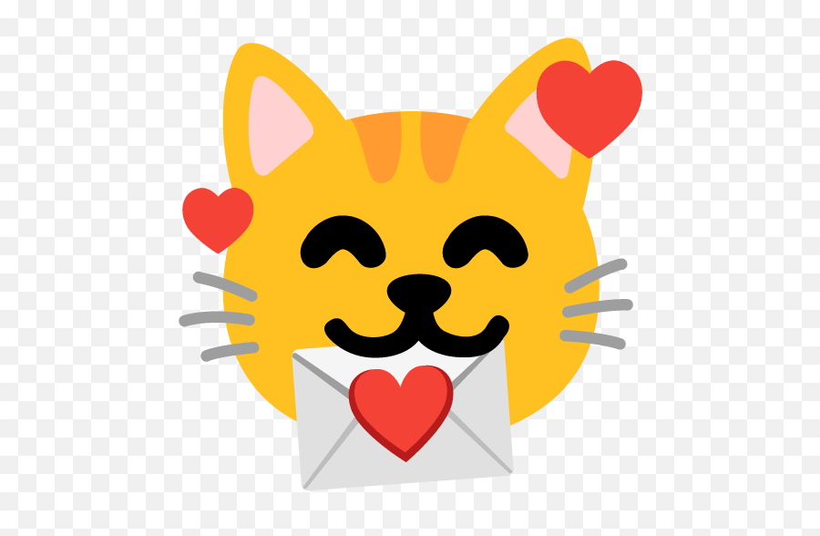 Sarah Zedig On Twitter So I Recently Discovered That Emoji,Cat With Trans Heart Emoji