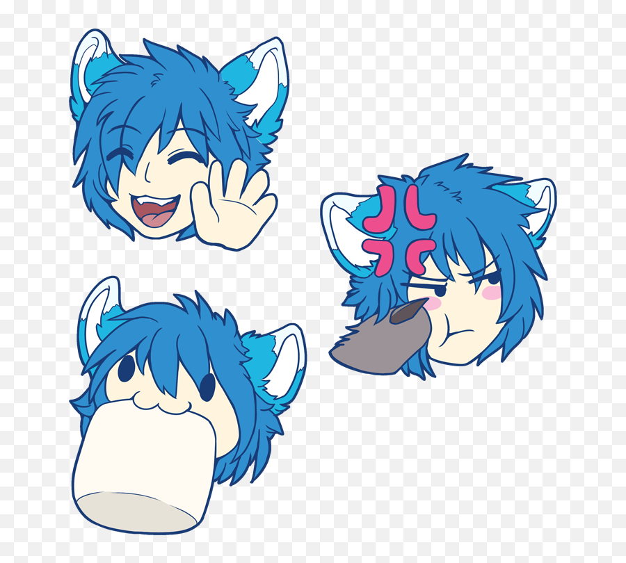 Sanoka Emotes By Chibity - Fur Affinity Dot Net Emoji,Twitch Emoji