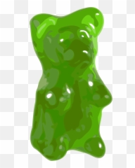 Gummi Candy - Green Gummy Bear Transparent Background Emoji,Gummy Bear Emoji