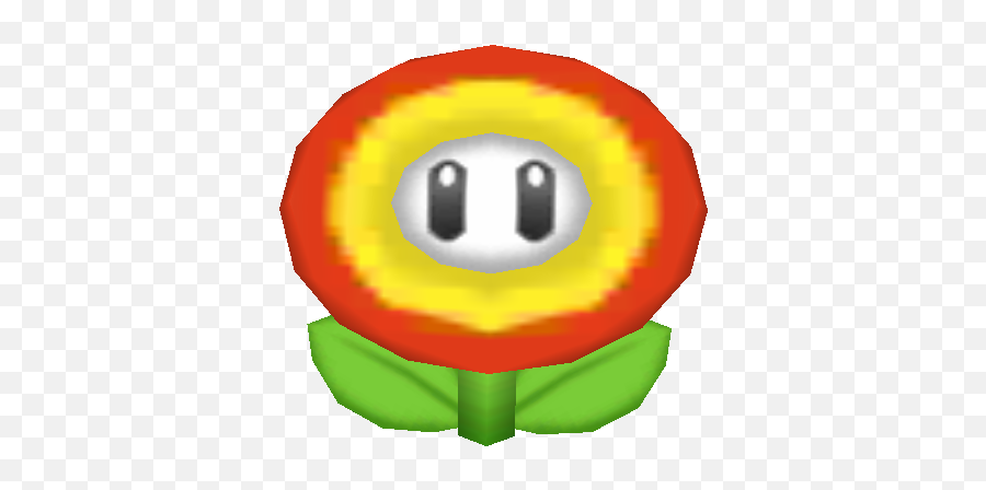 3ds - New Super Mario Bros 2 Fire Flower The Models New Super Mario Bros Flowers Emoji,Emoticon With Flower