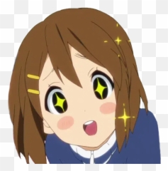 Yui Hirasawa Sticker Pack - Stickers Cloud Emoji,Yui K-on Emotions