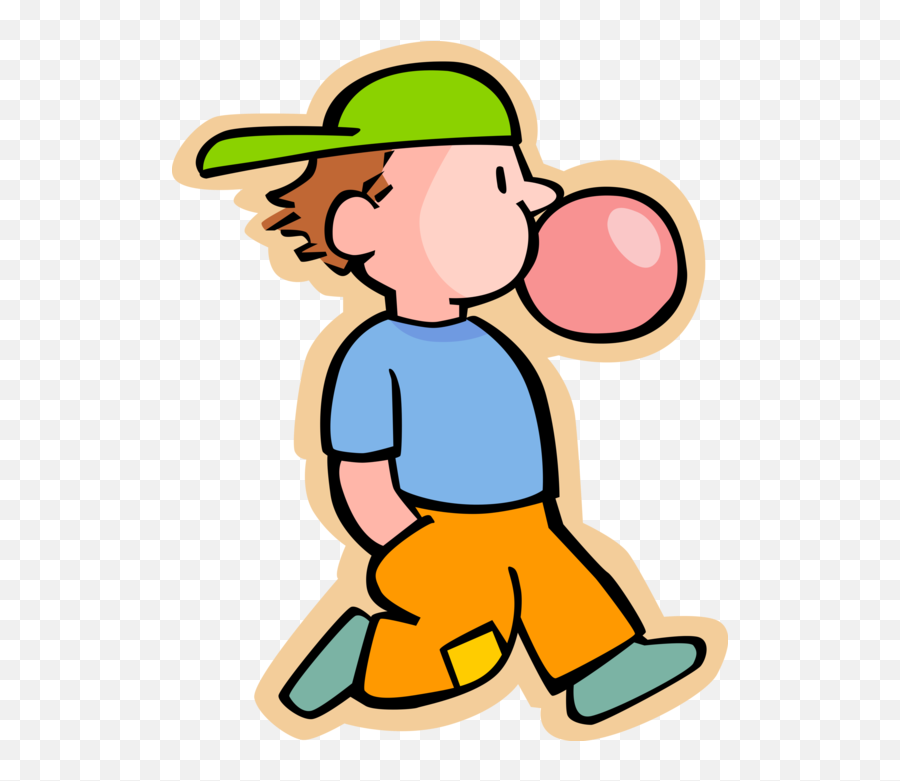 Gum Clipart Boy Gum Boy Transparent Free For Download On - Bubble Gum Clipart Emoji,Blowing Bubbles Emoji