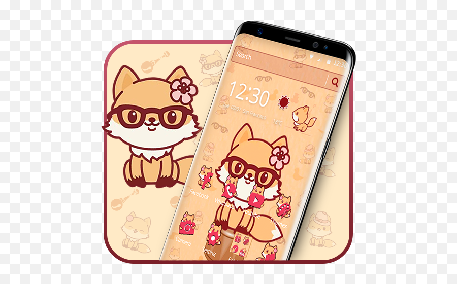 Kawaii Fox Anime Theme Apk 114 - Download Apk Latest Version Emoji,Latest Emoticons Sony Xperia Z3