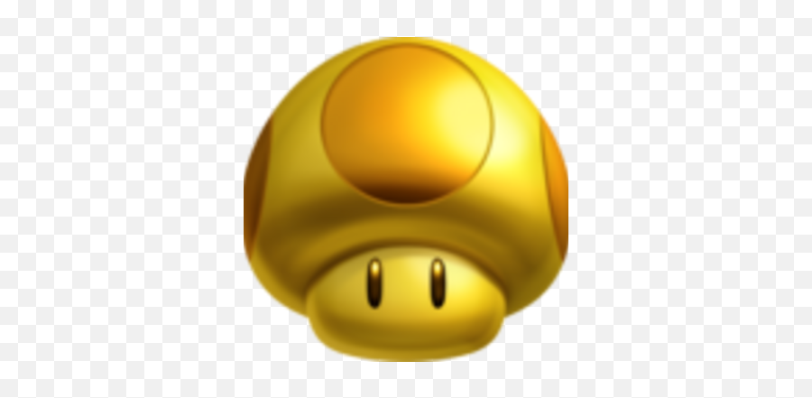 Gold Mushroom Mariowiki Fandom Emoji,Gold Star Emoticon For Facebook