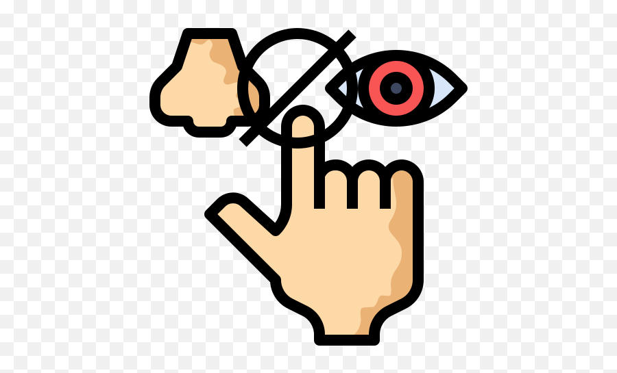 Dont Eyes No Nose Touch Icon - Free Download Emoji,Medical Surgical Steam Emoticons