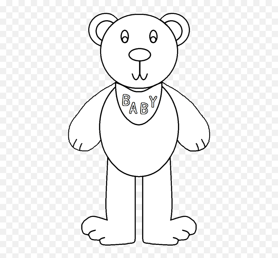 Papa Bear Cartoon Black And White - Clip Art Of Three Bears Black And White Emoji,Bear Black And White Emoji