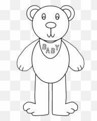 Papa Bear Cartoon Black And White - Clip Art Of Three Bears Black And White Emoji,Bear Black And White Emoji