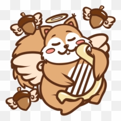 Squirrel Dao Emoji,Otter Sticker Emoji