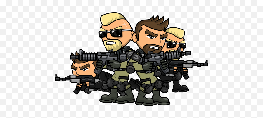 Ruthless Mercenaries Game Art Partners Emoji,Soilder Emoji