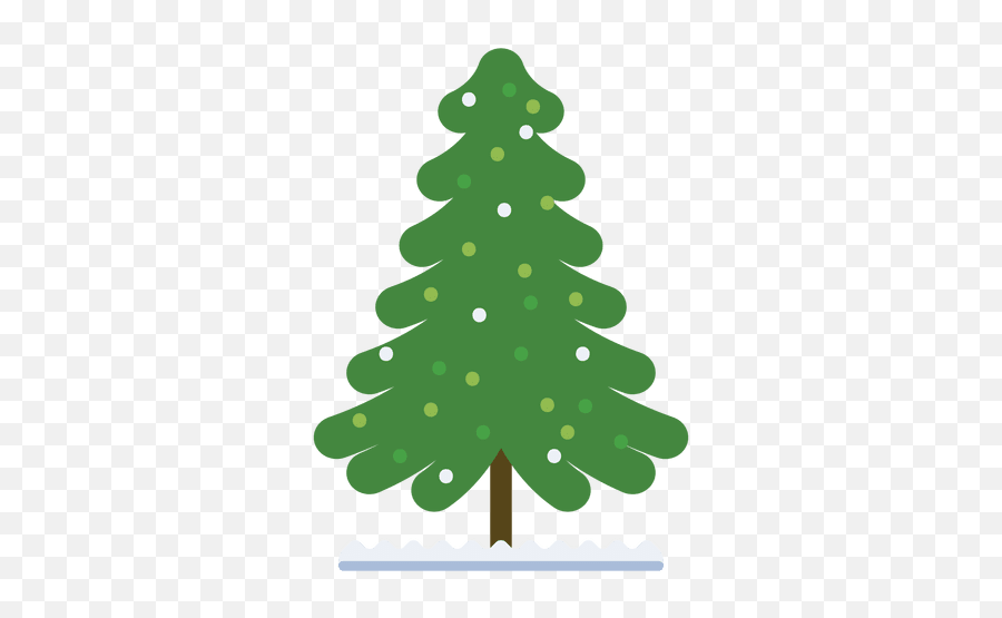 Christmas Tree Decorated Flat Icon 32 Transparent Png U0026 Svg Emoji,Chritsmas Tree Emoji