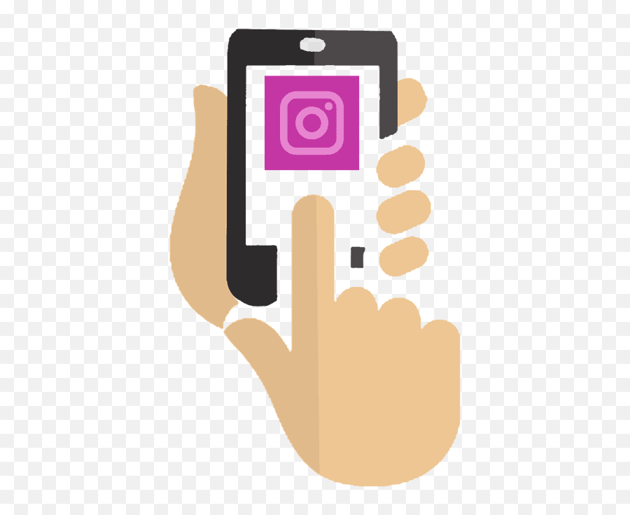 How To Increase Followers On Instagram - Hand With Phone Instagram Png Emoji,Road Rage Emoji
