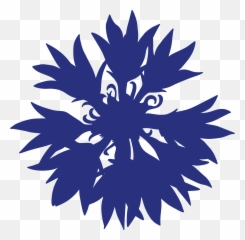 Wildflower Blue Flower Sticker For Ios Android Giphy - Automotive Decal Emoji,Blue Flower Emoji