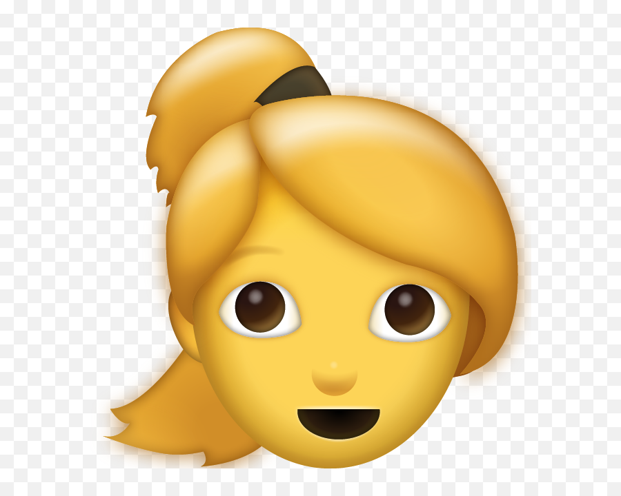 Ponytail Emoji Free Download Iphone Emojis Girl Emoji - Girl With Ponytail Emoji,Goat Emoji